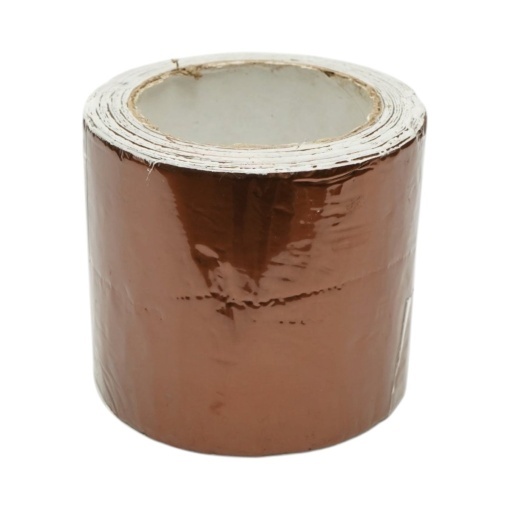 Banda butilica hidroizolanta autoadeziva 100mm x 5m cu folie de aluminiu maro RAL8003 Breckner Germany - Img 3
