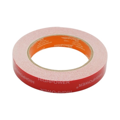 Banda dublu adeziva spuma alba PE 18mm x 5m HighPower - Img 3