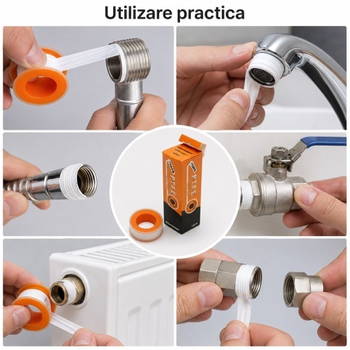 Banda etansare filete teflon PTFE 18mm x 10m HighPower - Img 4
