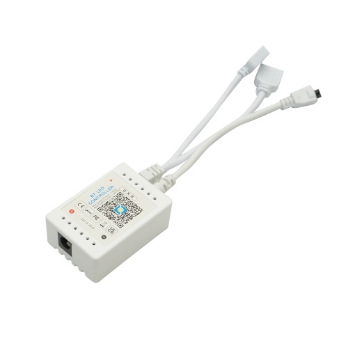Banda LED smart 2x15m, 24V cu telecomanda, control vocal, bluetooth, aplicatie USB, 30m RGB IP20 Breckner Germany - Img 6