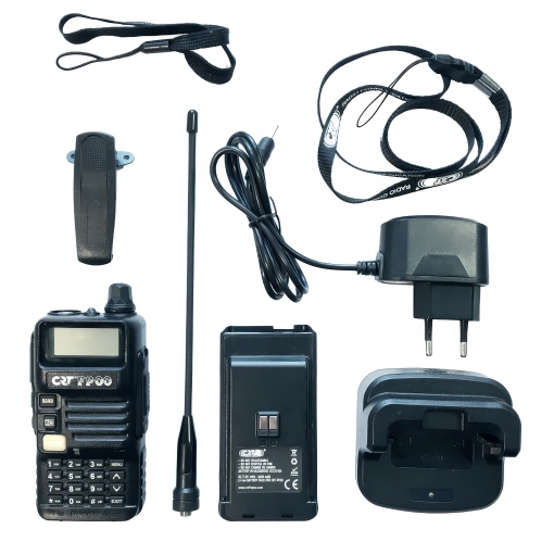 Bax 10 bucati statie radio VHF/UHF portabila CRT FP00 dual band 144-146 si 430-440 MHz negru, VOX, 128 canale, Scan, Programabila, Lanterna, FM radio 76-108 MHz, TOT, Repeater - Img 3