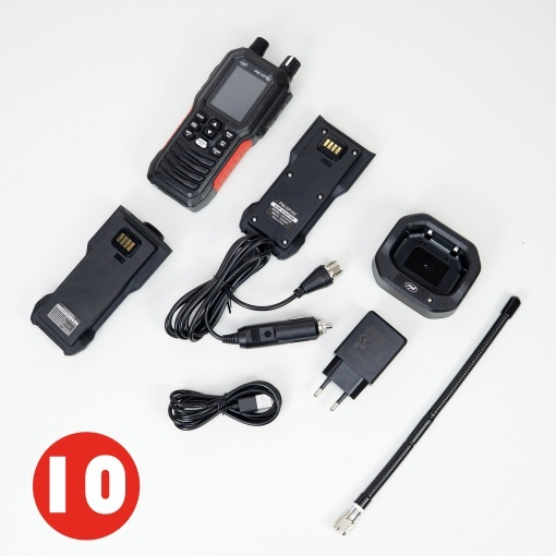 Bax cu 10 buc Statie radio CB portabila PNI Escort HP 102 multi standard, ASQ, 4W, 12V-24V, NRC, Dual Watch, Roger Beep - Img 3