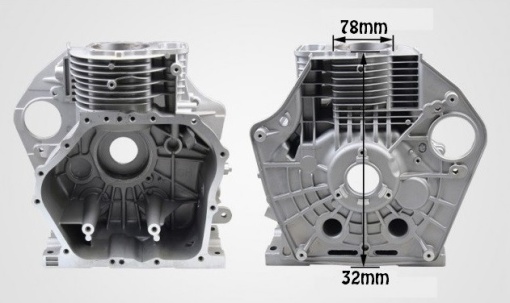 Bloc motor motosapa diesel 178F (piston 78mm) - Img 2