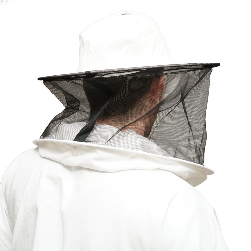 Bluza apicola alba cu masca de protectie marimea XL - Img 6