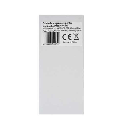 Cablu de programare pentru statii radio UHF PNI Escort HP 446 - Img 2