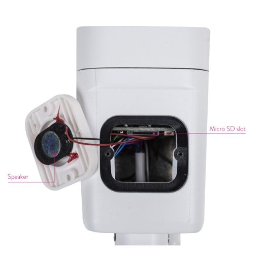 Camera supraveghere video PNI House IP55 5MP wireless cu IP, stand-alone, de exterior si interior si slot microSD, mod noapte - Img 6
