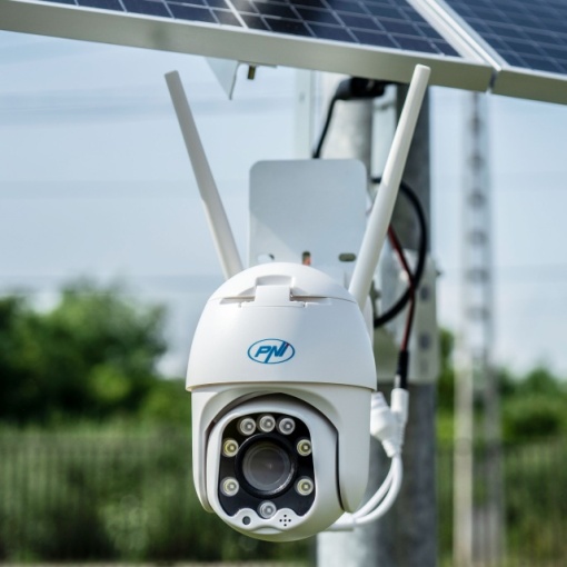 Camera supraveghere video PNI IP60 live PTZ cu panou solar, 2MP, GSM 4G, slot SIM zoom optic 5X - Img 5