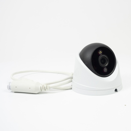 Camera supraveghere video PNI IP808JS, POE, 8MP, 2.8mm, black light, filmeaza color noaptea, pentru exterior, alb - Img 3