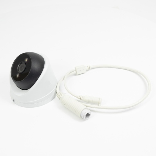 Camera supraveghere video PNI IP808JS, POE, 8MP, 2.8mm, black light, filmeaza color noaptea, pentru exterior, alb - Img 4