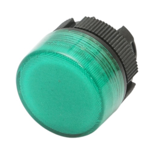 Cap indicator iluminat verde Ø 22mm LAY5 Breckner Germany - Img 2