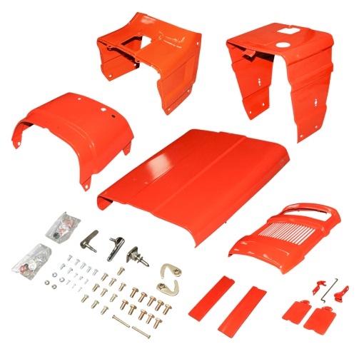 Capotaj complet Fiat U-445 /set (motor in 4 pistoane) cu suport plansa bord - Img 2