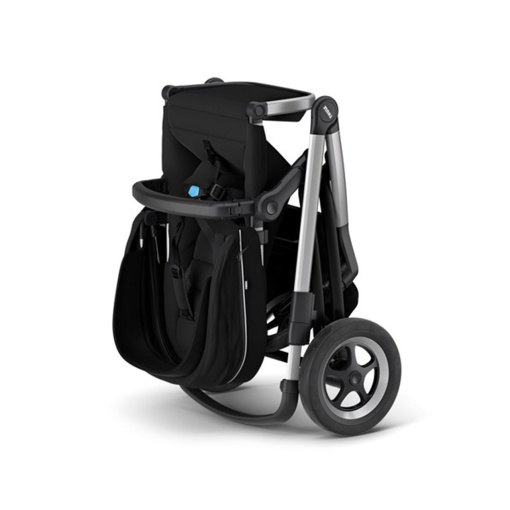 Carucior Thule SLEEK Cadru Gri si Copertina Midnight Black - Img 5
