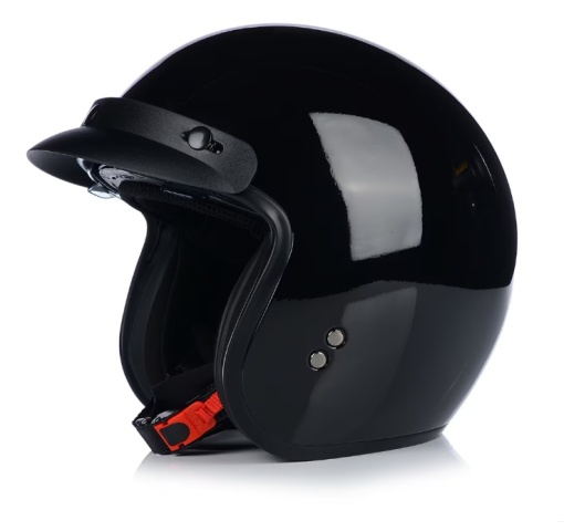 Casca "Le Mans" neagra - Img 2