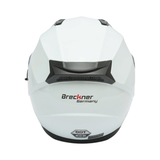 Casca moto integrala alba cu viziera transparenta si ochelari de soare, marimea L Arcane White Breckner Germany - Img 13