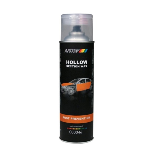 Ceară anticorozivă pentru goluri în caroserie MOTIP Hollow Wax, 500ml