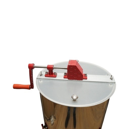 Centrifuga manuala apicola, extractor miere din inox cu 3 rame - Img 6