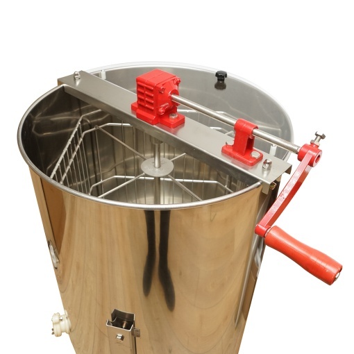 Centrifuga manuala apicola, extractor miere din inox cu 4 rame - Img 3