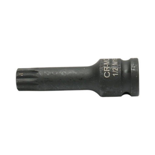 Cheie tubulara de impact bit spline M16, 78mm, patrat 1/2 inch Cr-Mo Breckner Germany - Img 3