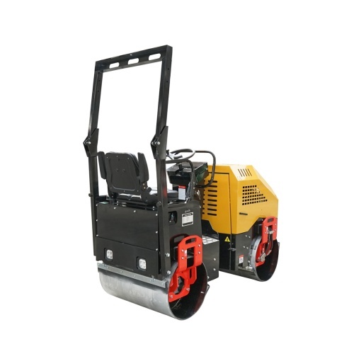 Cilindru compactor 1500kg cu tamburi 900mm si motor diesel Kubota D1105, 25CP, pornire electrica - Img 4