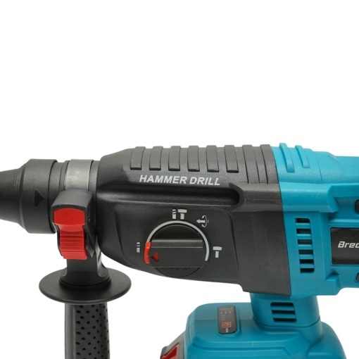 Ciocan rotopercutor 2.5J cu 2 acumulatori 21V, 4Ah Li-ion, brushless, SDS-Plus, 4 functii, frecventa 0-4550 lovituri /min Breckner Germany - Img 11