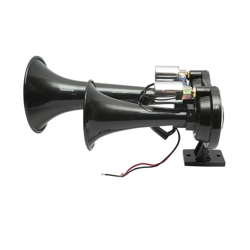 Claxon 2 trompete 12V/24V pentru compresor de aer - Img 3