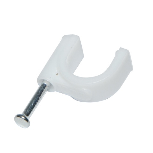 Clema cui 10mm pentru fixare cablu 100buc - Img 2