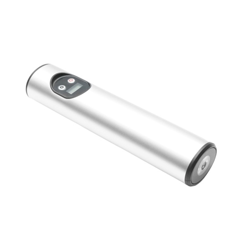 Compresor aer portabil gri deschis 12,4V baterie 6000Am reincarcabila 250x56x47mm cu accesorii - Img 7