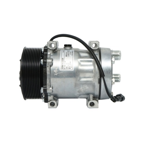 Compresor clima AC 12V New Holland, Case IH Z=10 cod OEM 87709773, 87300121, QP7H15-6020G - Img 3