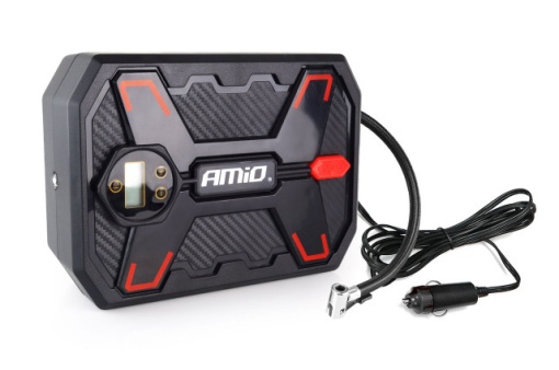 Compresor de aer cu manometru digital și lumină LED 12V