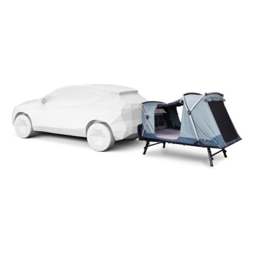 Cort auto cu prindere pe carligul de remorcare, Thule, Outset, pentru 3 persoane, Dark slate - Img 2
