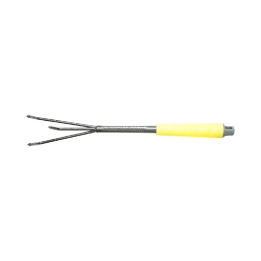 Cultivator gradina cu 3 gheare din otel carbon 65x370mm, maner ergonomic PP Crownman - Img 4