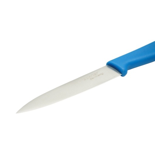 Cutit decojit 10cm, lama otel 5Cr15MoV, maner PP albastru Breckner Germany - Img 6