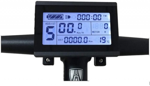 Display + controller bicicleta electrica KT LCD3 (36V - 48V / 500W) - Img 2