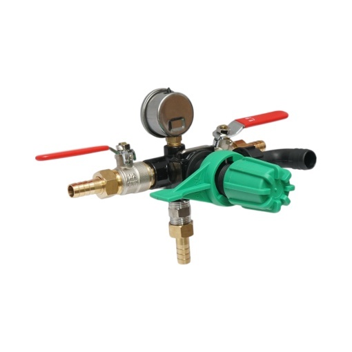 Distribuitor cu 2 cai, manometru glicerina inclus pentru erbicidator - Img 4