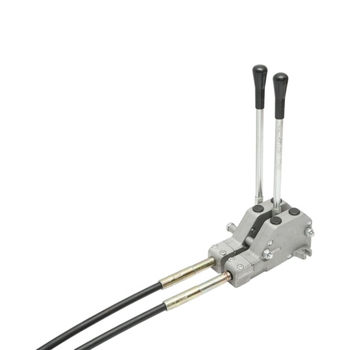 Distribuitor hidraulic cu 2 manete, lungime cablu 2.5m, presiune 250 bar, debit 80L/min Breckner Germany - Img 5