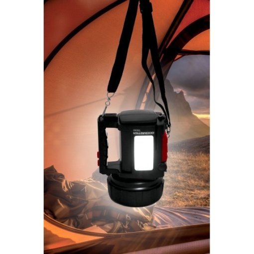 DOOMSTER TREKK: Proiector LED reincarcabil 10W cu doua laterale tip lanterna. Power bank USB - Img 3