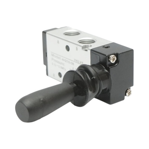 Electrovalva pneumatica cu maneta 3 circuite 1/4 inch 4H210-08 - Img 4