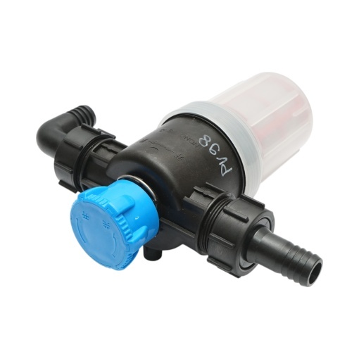 Filtru erbicidator transparent cu 2 site si valva autocuratare, racord 25mm - Img 4