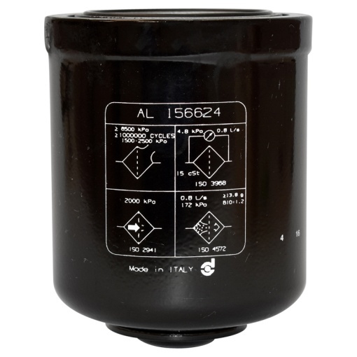 Filtru ulei hidraulic ORIGINAL John Deere cod OEM AL156624, P178619, P765352, WH9002, XH319, LVU14258, RE55801, SH66084, P035339 - Img 2