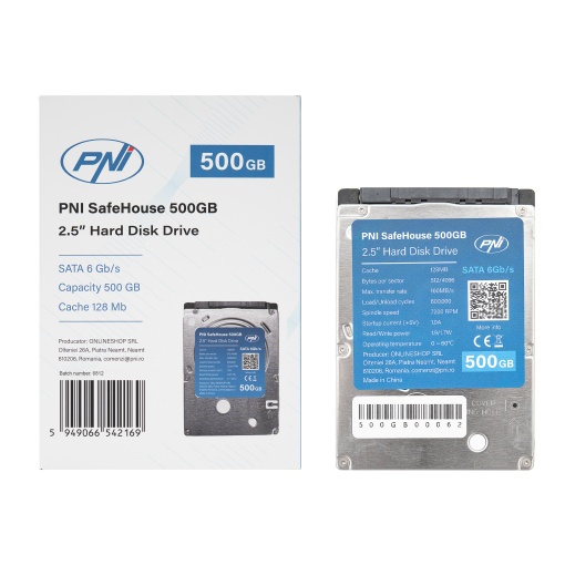 Hard Disk intern PNI SafeHouse 500GB 2.5'', SATA 6GB/s, capacitate 500GB, cache 128MB - Img 6
