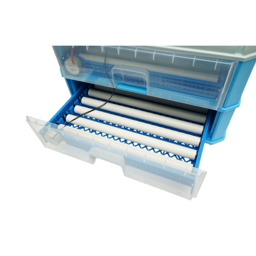 Incubator automat 128 oua 80W, 12V-220V, rotire automata, ovoscop LED, control temperatura, umiditate, afisaj digital, alarma - Img 9