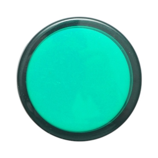 Indicator semnalizare LED verde 220V AC 30mm Breckner Germany - Img 2