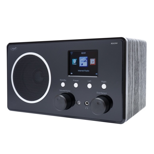 Internet radio DAB si FM PNI RD290 prin Wi-Fi, analog FM, Spotify Connect, APP Air Music Control, DLNA si UPnP, Dual Alarm, AUX-in 3.5, Line-out 3.5, ecran color 2.4 inch - Img 4