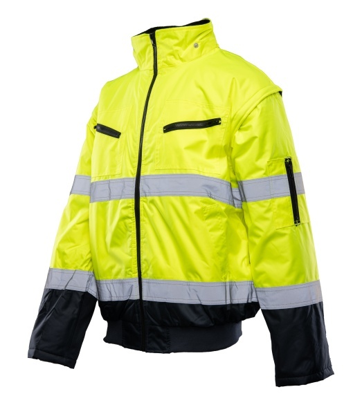 Jacheta BOMBER HI-VI 2IN1 – inserție color CAT.II CLASA 3 - Img 2