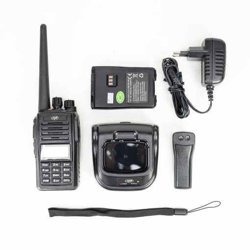 Kit 4 statii radio portabile PNI PMR R18, 446MHz, 0.5W, 128 canale, 16 PMR si tonuri 50 CTCSS si 104 DCS, Radio FM, programabila, Waterproof IP67 - Img 8