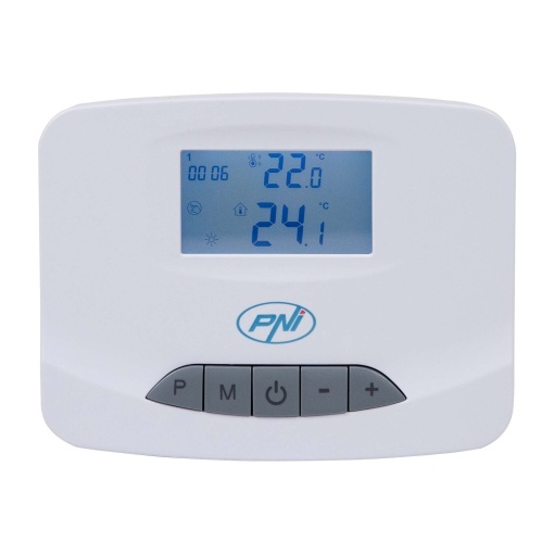 Kit automatizare Wi-Fi PNI CT28 Pro 8 pentru incalzire in pardoseala, aplicatie de mobil Tuya Smart, 8 unitati comanda si hub internet inclus - Img 2