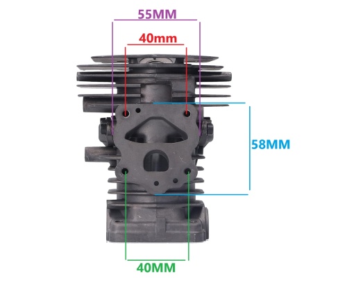 Kit cilindru drujba Husqvarna 445 445E 450 450E(44mm) - Img 2