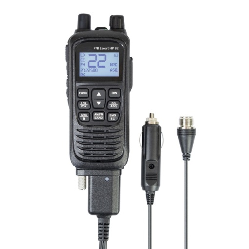 Kit Statie radio CB portabila PNI Escort HP 82, multi standard, 4W, 12V, AM-FM cu antena CB PNI ML100 cu magnet - Img 4