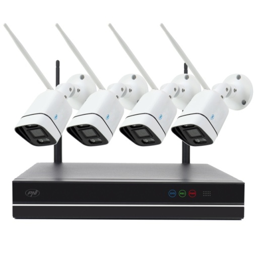 Kit supraveghere video PNI House WiFi660 NVR 8 canale si 4 camere wireless de exterior 3MP, P2P, IP66 - Img 5