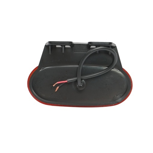 Lampa gabarit laterala ovala LED NEON 12-24V galbena cu suport 105x46mm Breckner Germany - Img 2